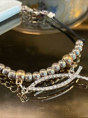 Mixed Metal Ichthys Fish Bracelet